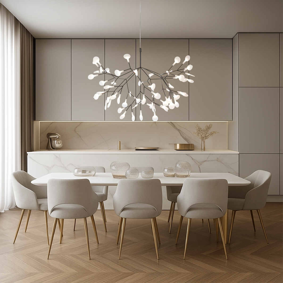 Firefly Pendant Light – Modern Branching LED Chandelier