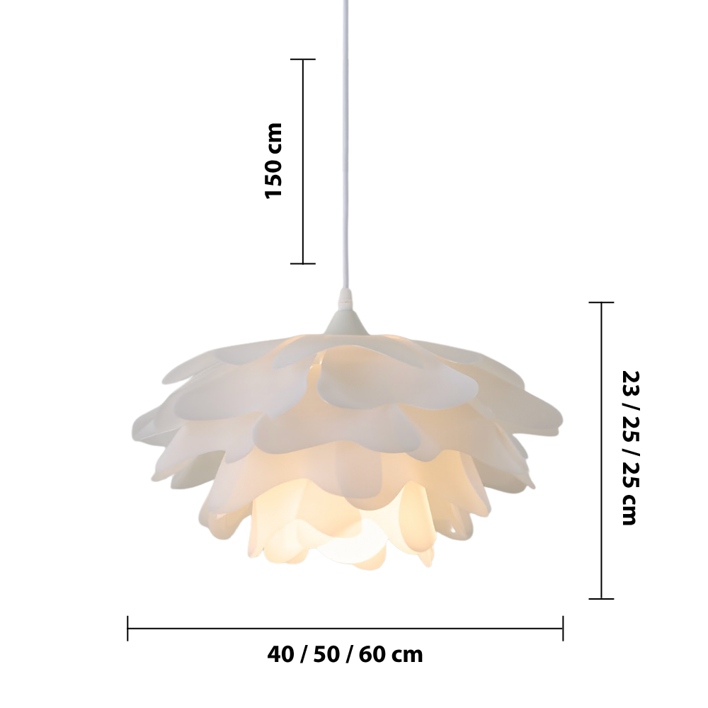 Flower Petal Pendant Light – Modern Layered Hanging Lighting