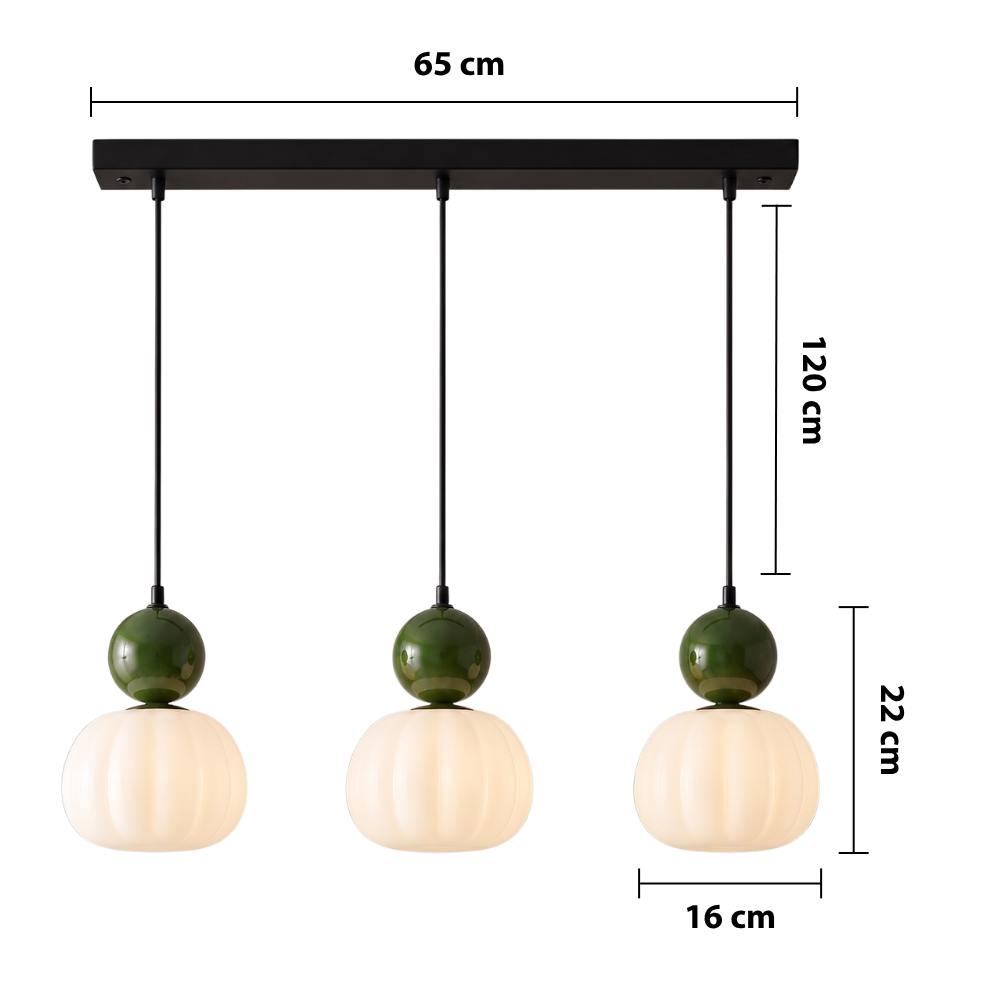 Art Deco Pendant Light – Colorful Modern Hanging Lighting