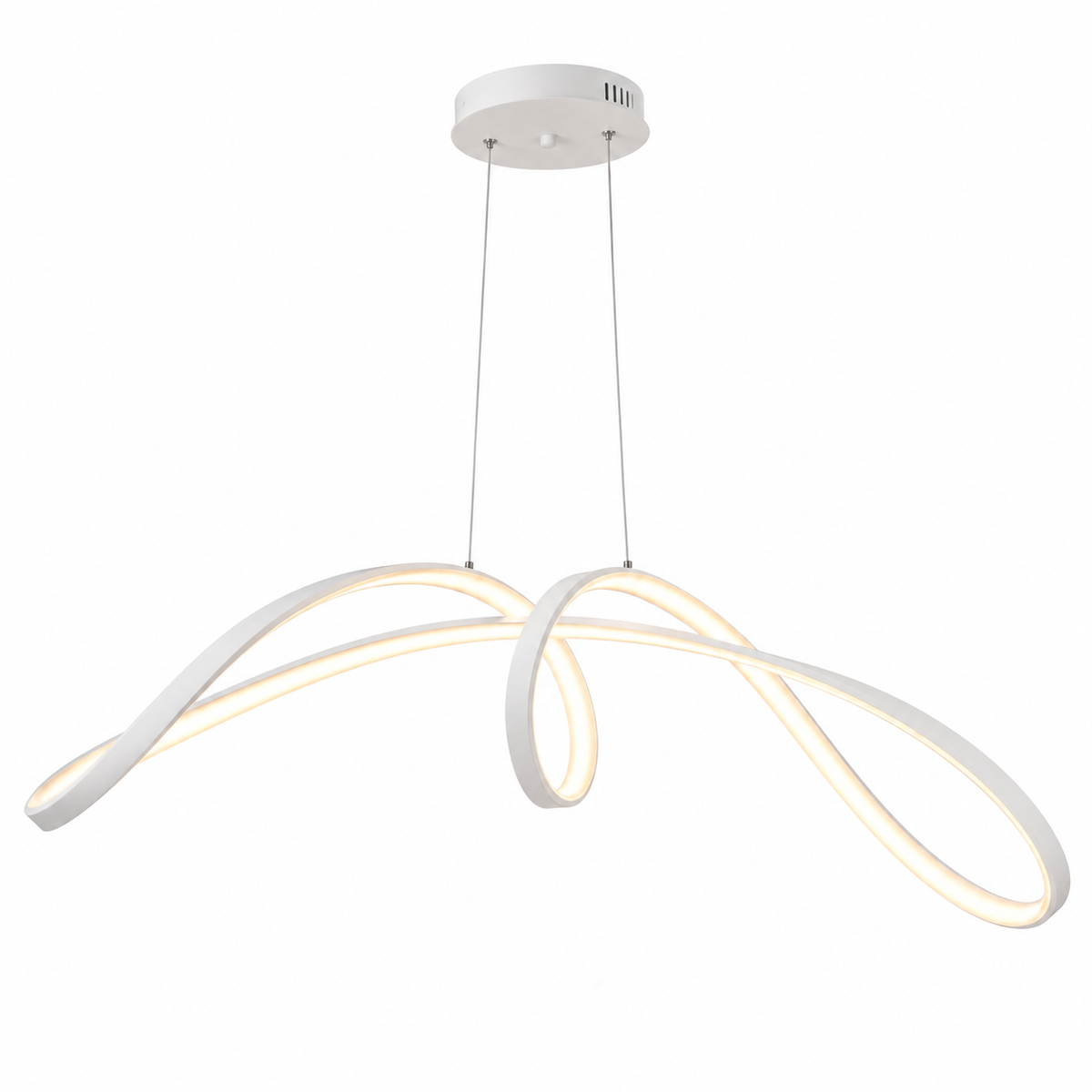 Sculptural Spiral LED Pendant Light – Contemporary Hanging Lighting