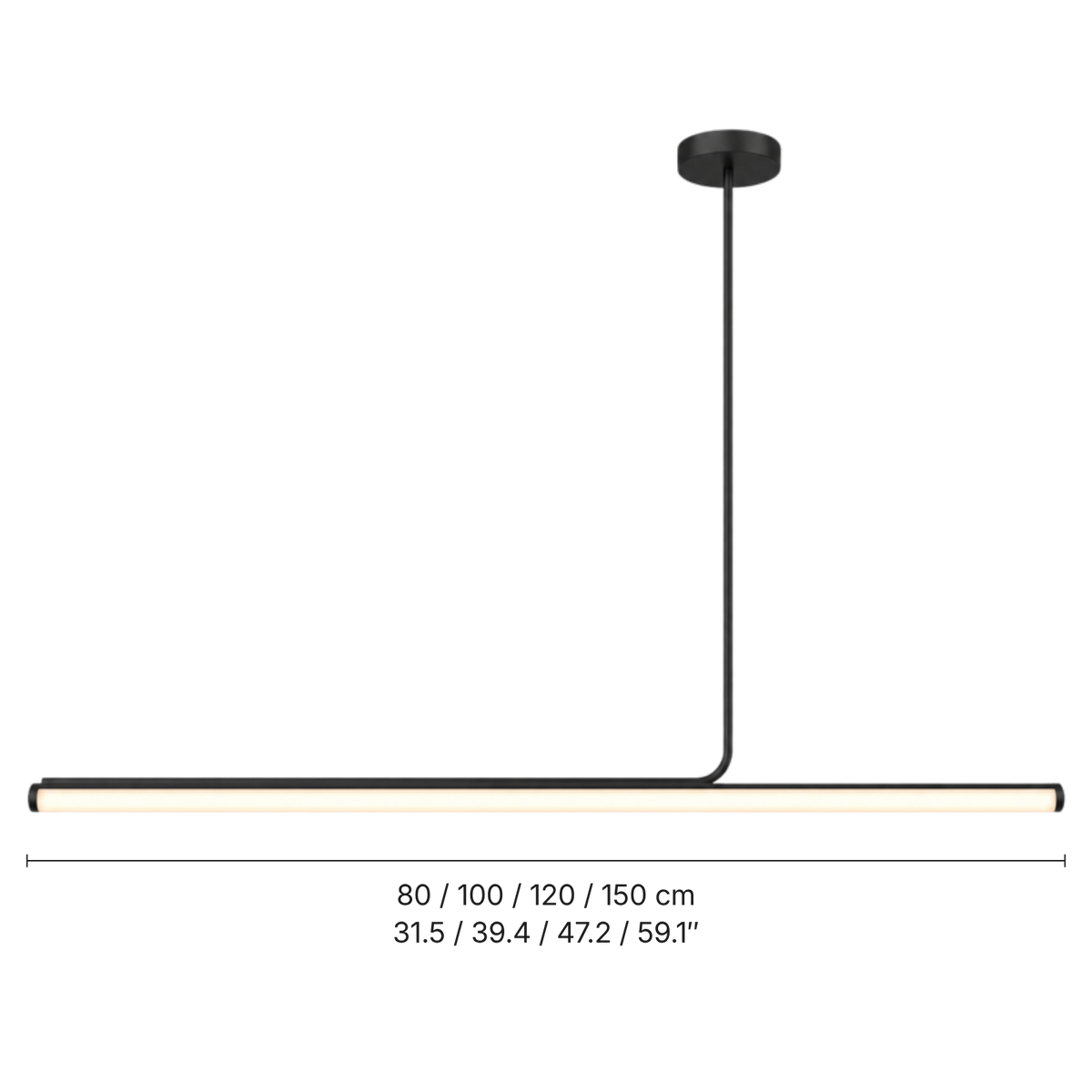 Slim Linear LED Pendant Light – Minimalist Bar Lighting