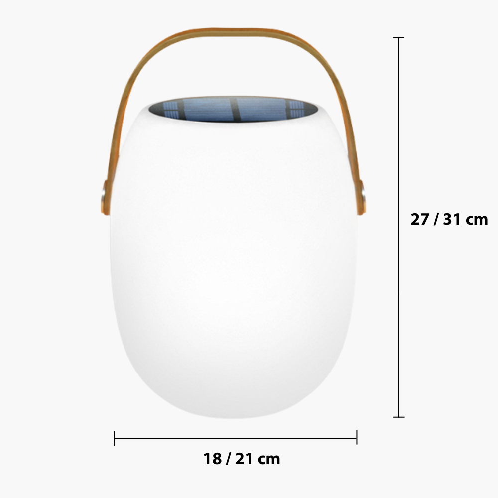Portable Terrace Solar Lamp – Modern Outdoor LED Lighting