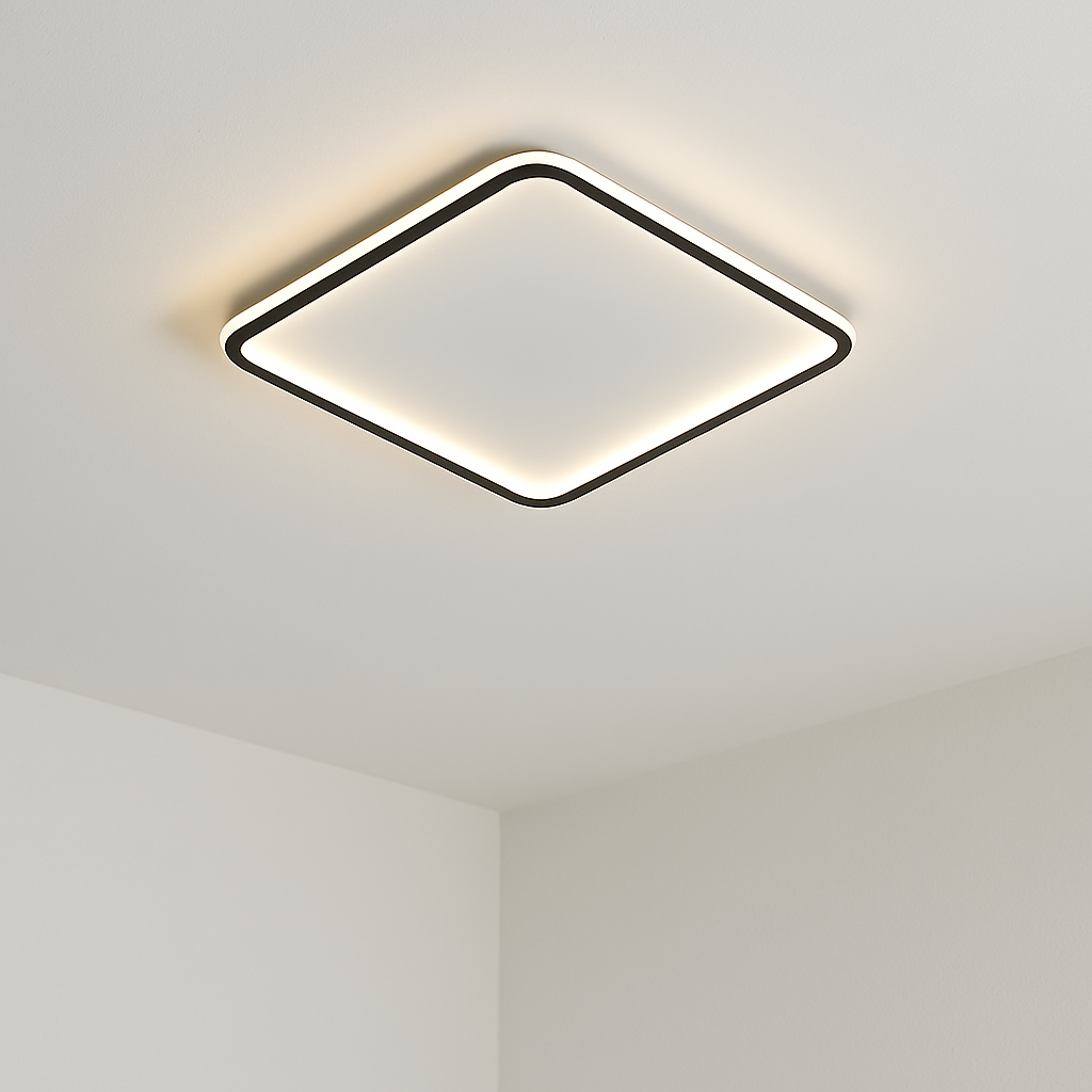 Modern Square LED Ceiling Light – Minimalist Flush Mount Lighting