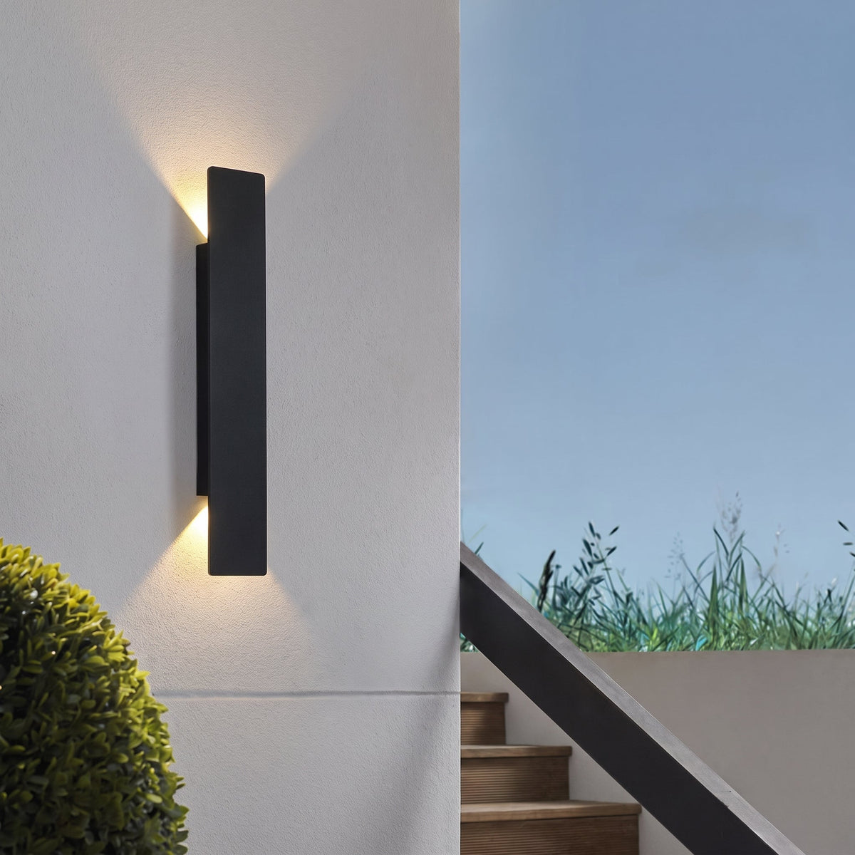 Waterproof LED Strip Wall Lamp – Modern Up and Down Outdoor Lighting