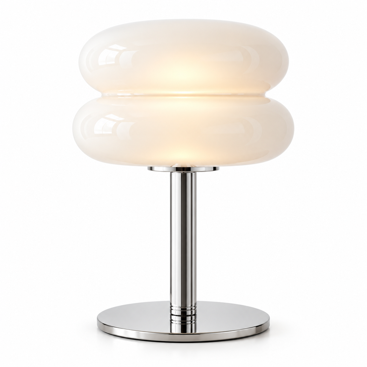 Double-Layer Glass Table Lamp – Bauhaus-Inspired Lighting