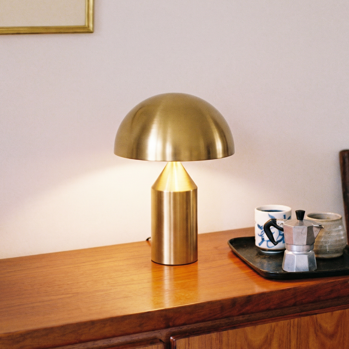 Dome Mushroom Table Lamp – Retro Metal Lighting