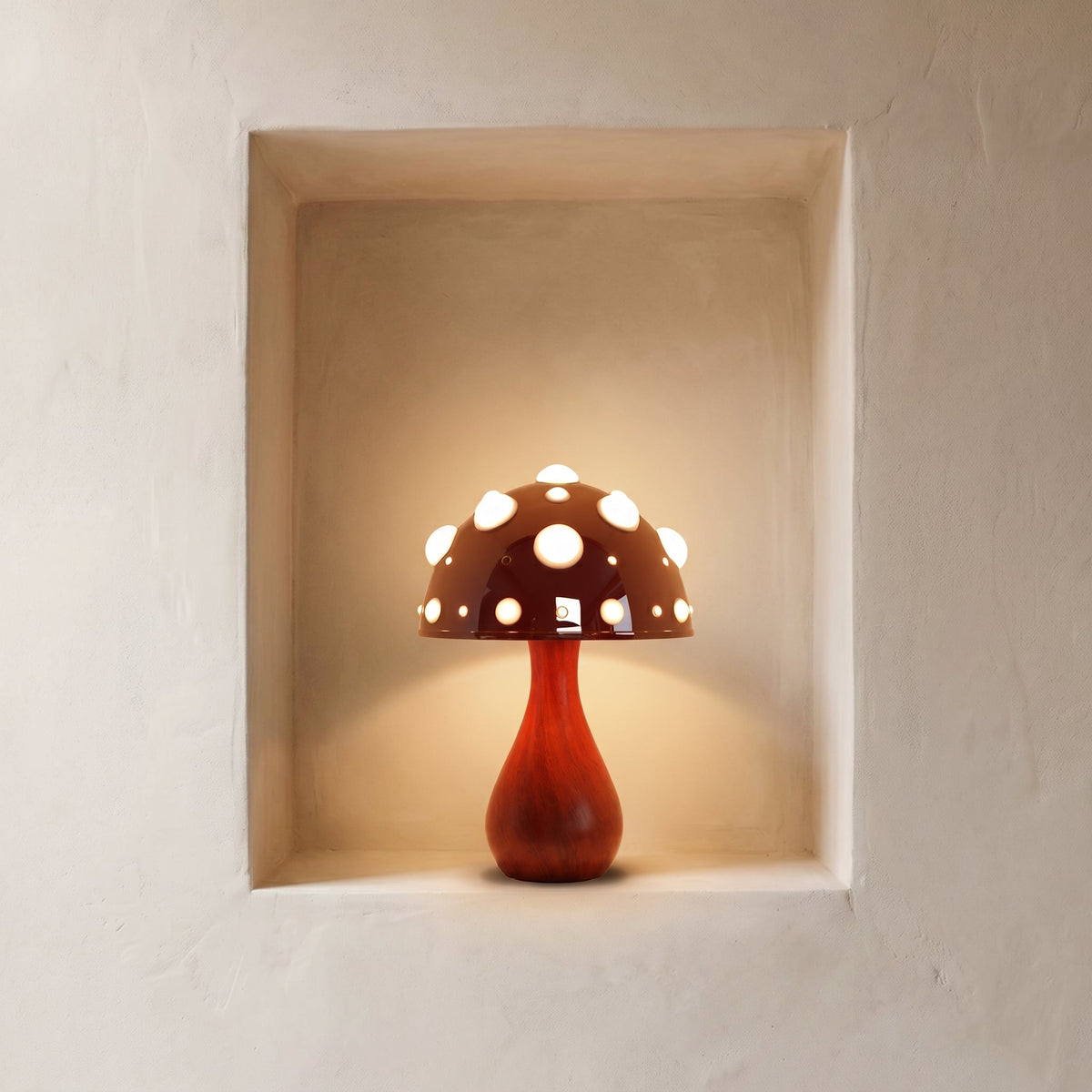 Retro Mushroom Table Lamp – Decorative LED Lighting
