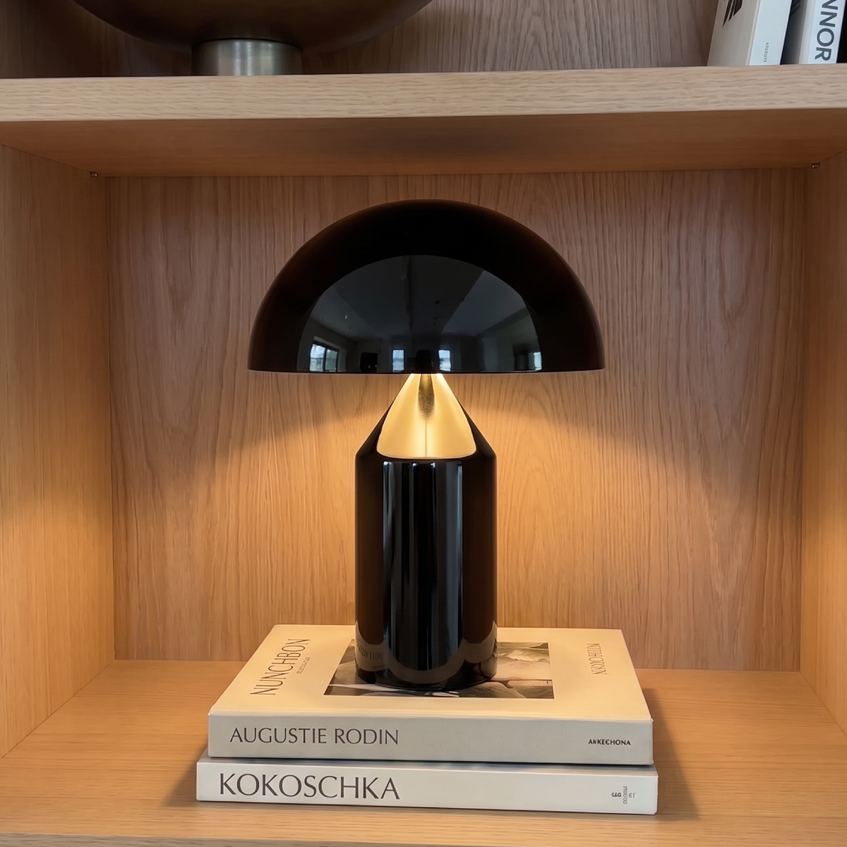 Dome Mushroom Table Lamp – Retro Metal Lighting
