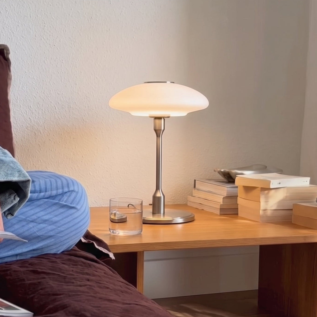 Swedish Designer Table Lamp – Modern Scandinavian Glass Lighting