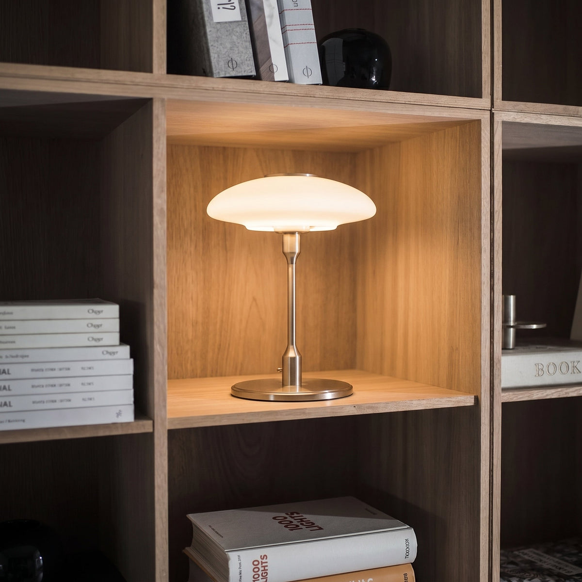 Swedish Designer Table Lamp – Modern Scandinavian Glass Lighting