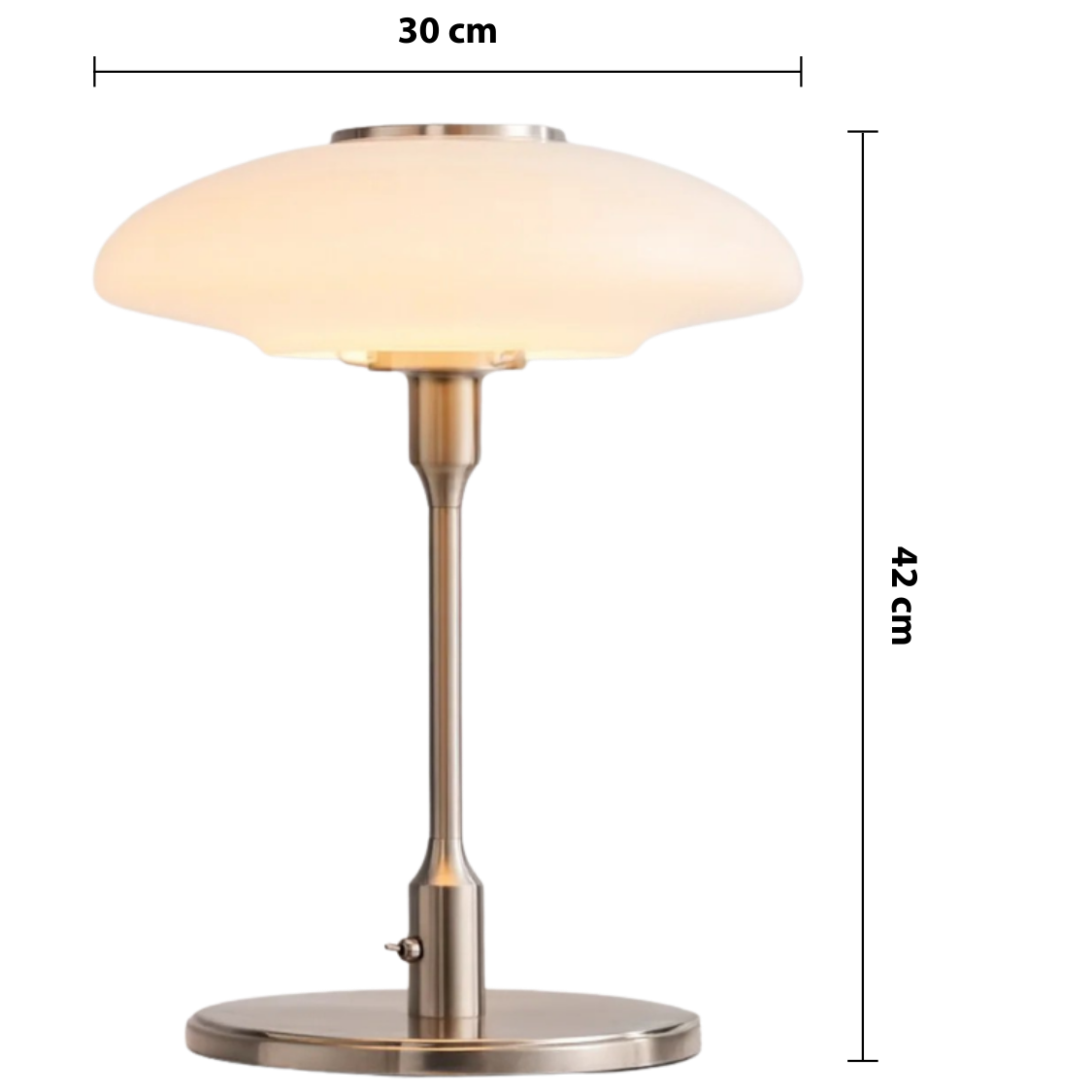 Swedish Designer Table Lamp – Modern Scandinavian Glass Lighting