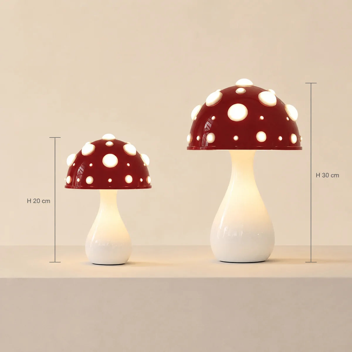 Retro Mushroom Table Lamp – Decorative LED Lighting