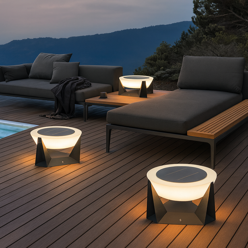 Solar Outdoor Terrace Light – Decorative LED Ambient Lighting