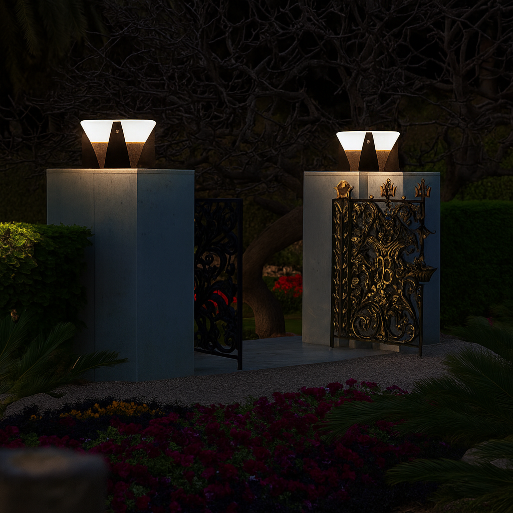 Solar Outdoor Terrace Light – Decorative LED Ambient Lighting
