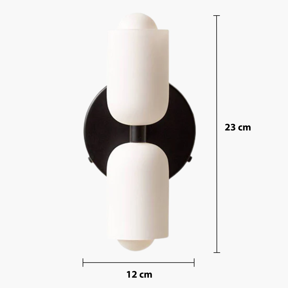 Nordic Up and Down Wall Light – Modern Double LED Wall Lighting