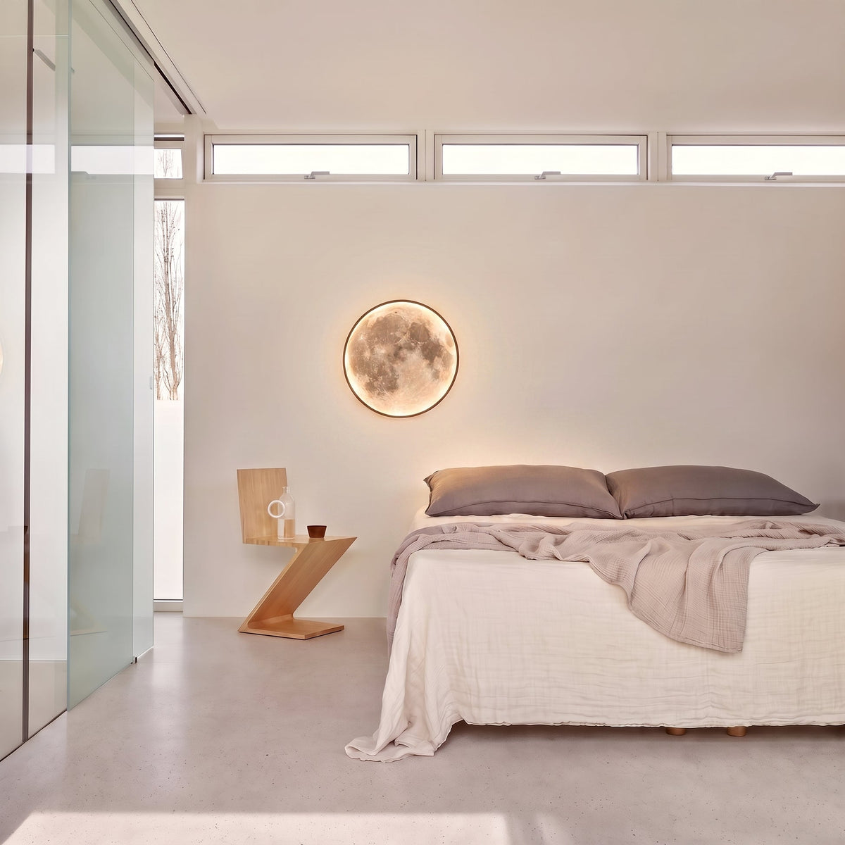 Moon Wall Lamp – Modern Lunar Inspired LED Lighting