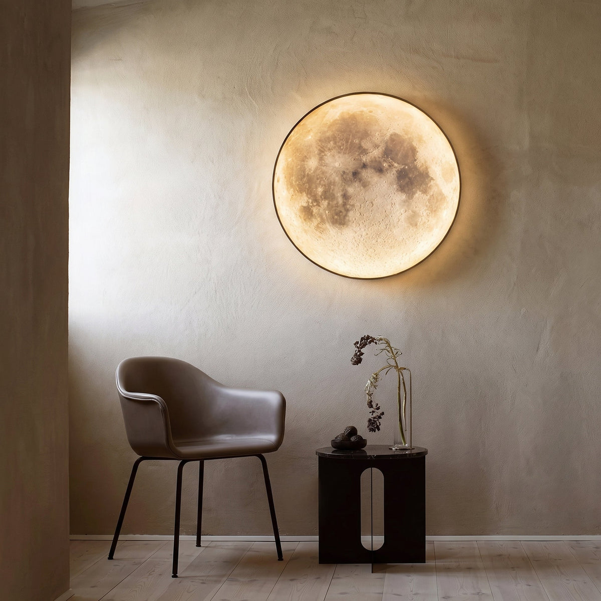 Moon Wall Lamp – Modern Lunar Inspired LED Lighting