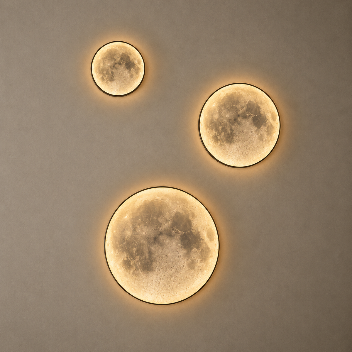 Moon Wall Lamp – Modern Lunar Inspired LED Lighting