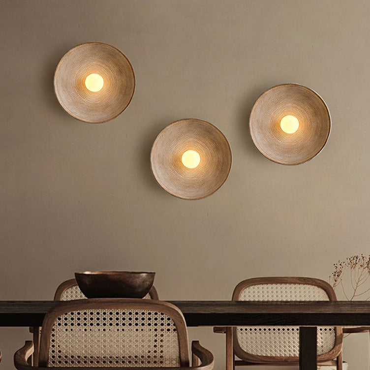Japanese Wall Light – Minimalist Wabi Sabi LED Lighting