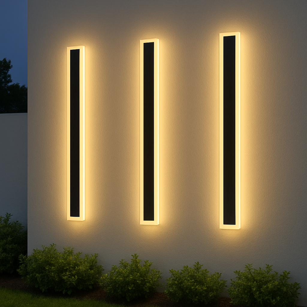 Outdoor LED Wall Light – Modern Linear Exterior Lighting