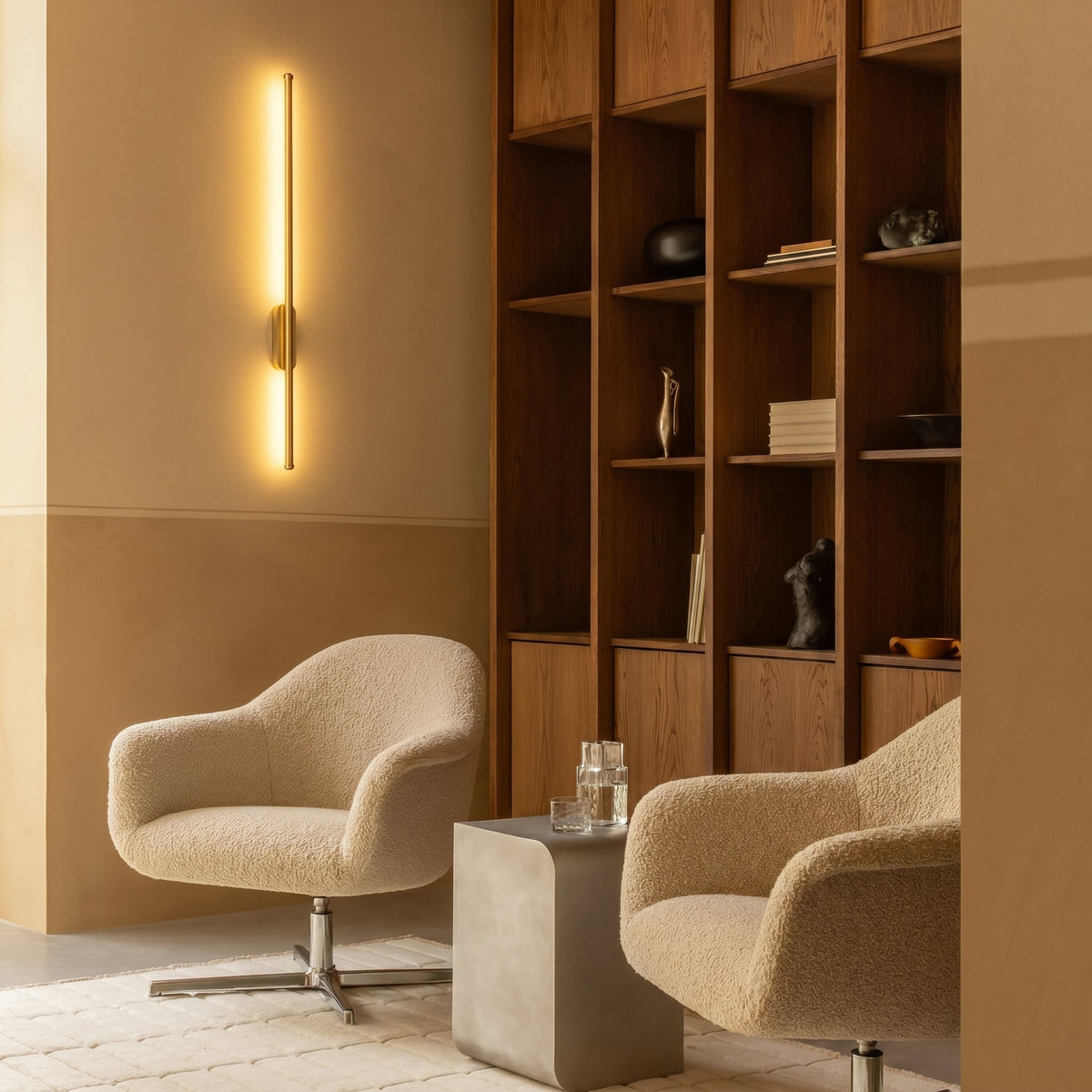 Linear LED Wall Light | Modern Minimalist Vertical Wall Sconce