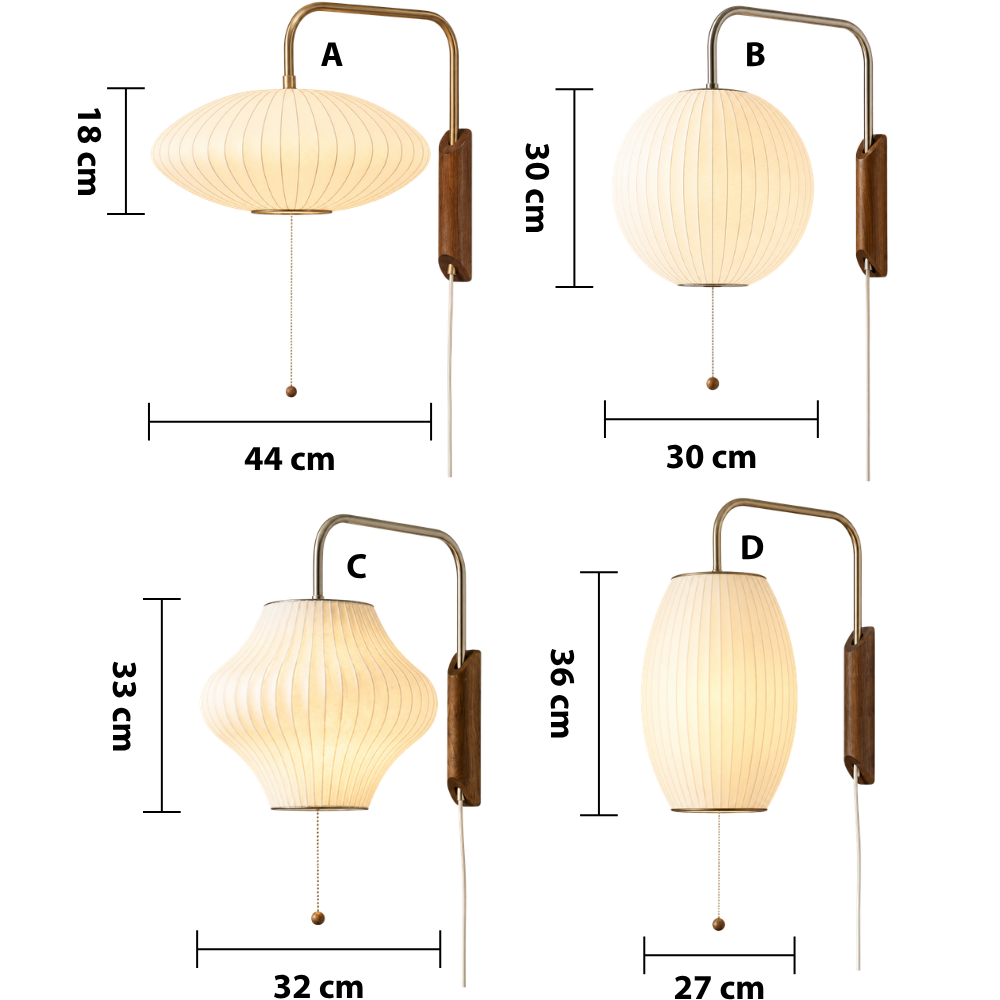Sculptural Silk Wall Light – Soft Ambient Lighting