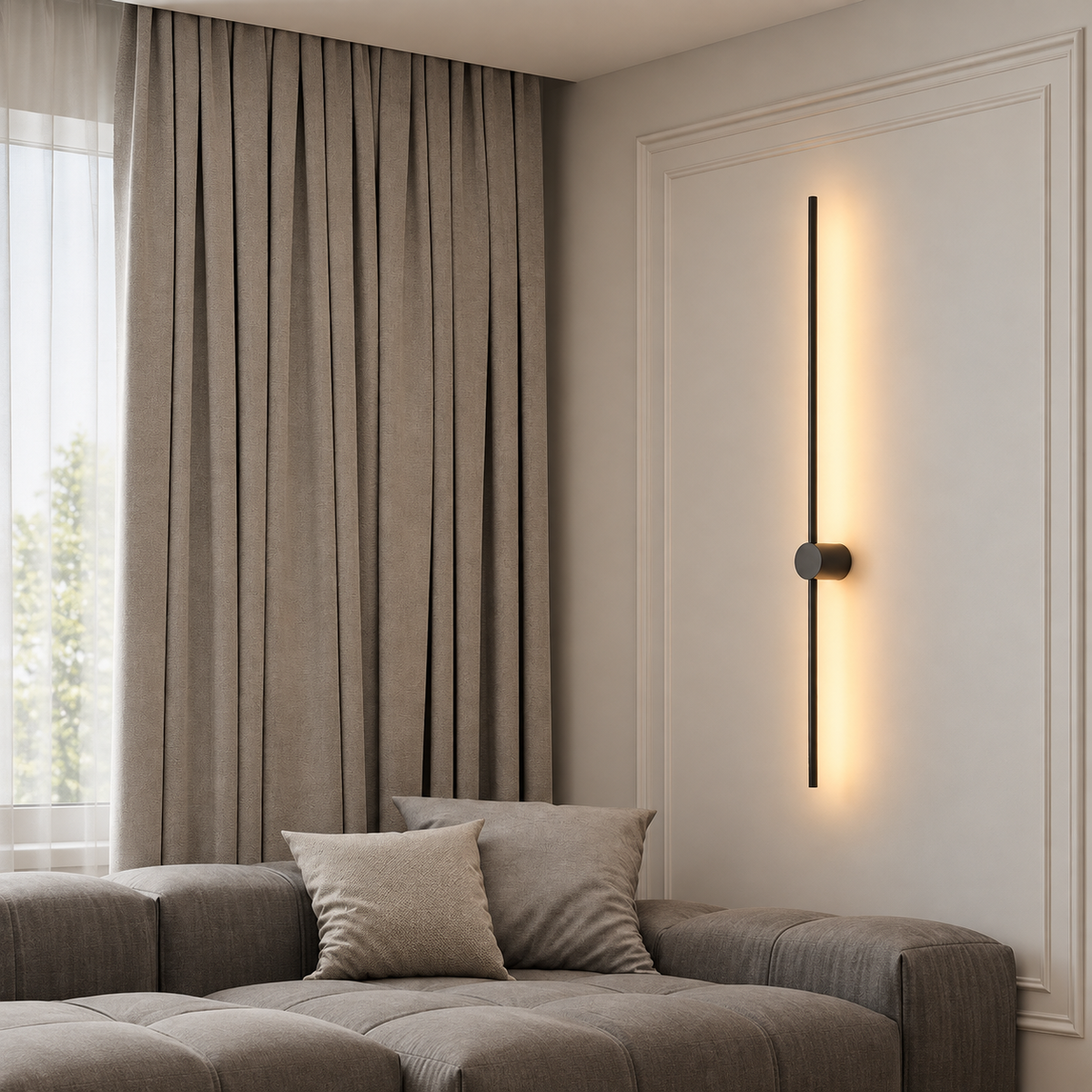 Vertical Linear LED Wall Light – Minimalist Accent Lighting