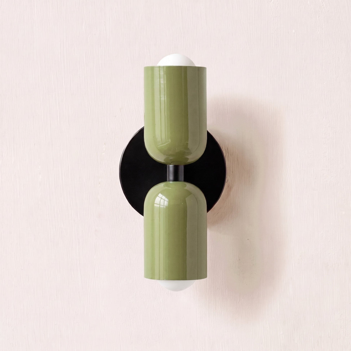 Scandinavian Colorful Wall Light – Dual-Shade Accent Lighting