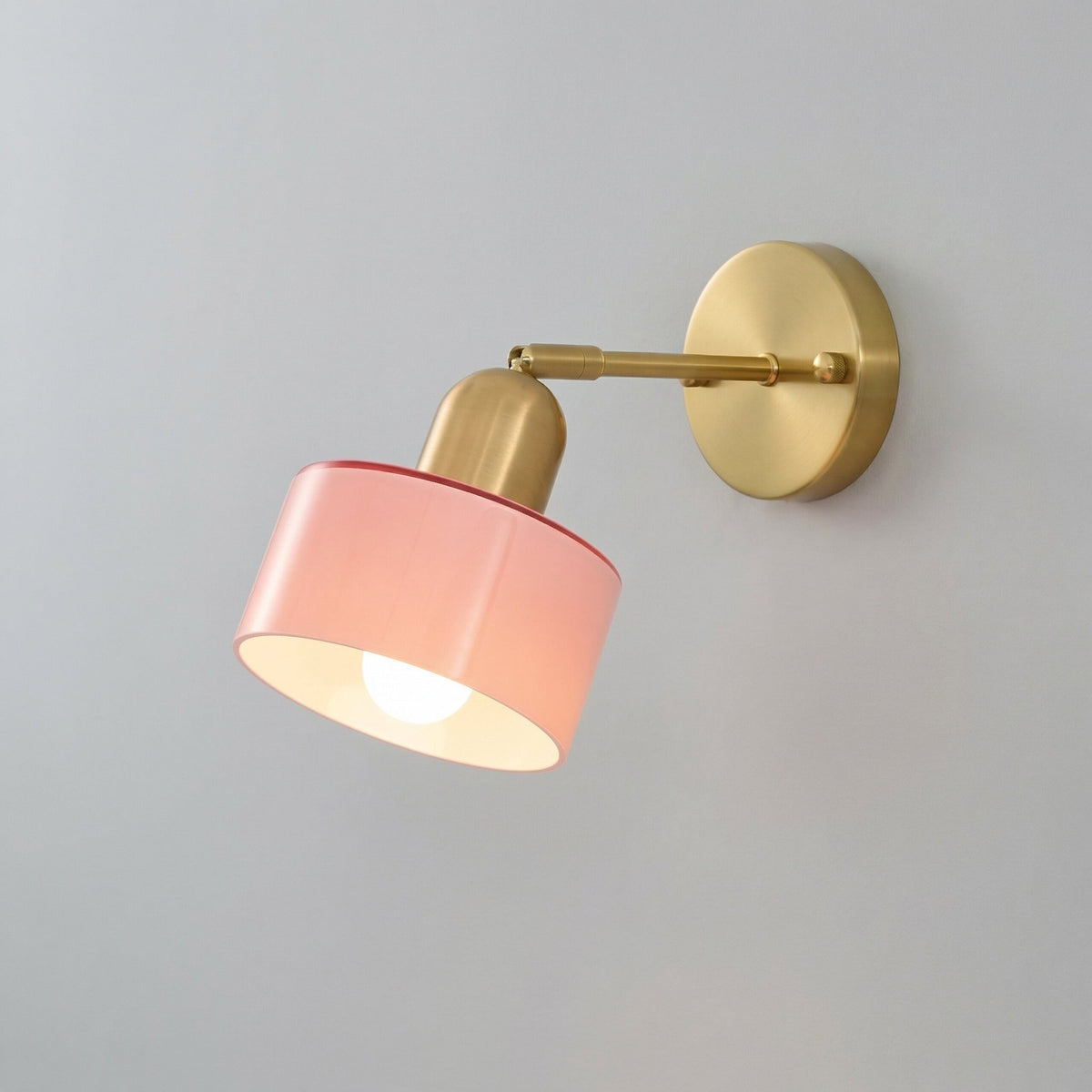 Colored Glass Bauhaus Wall Light – Retro Modern Wall Lighting