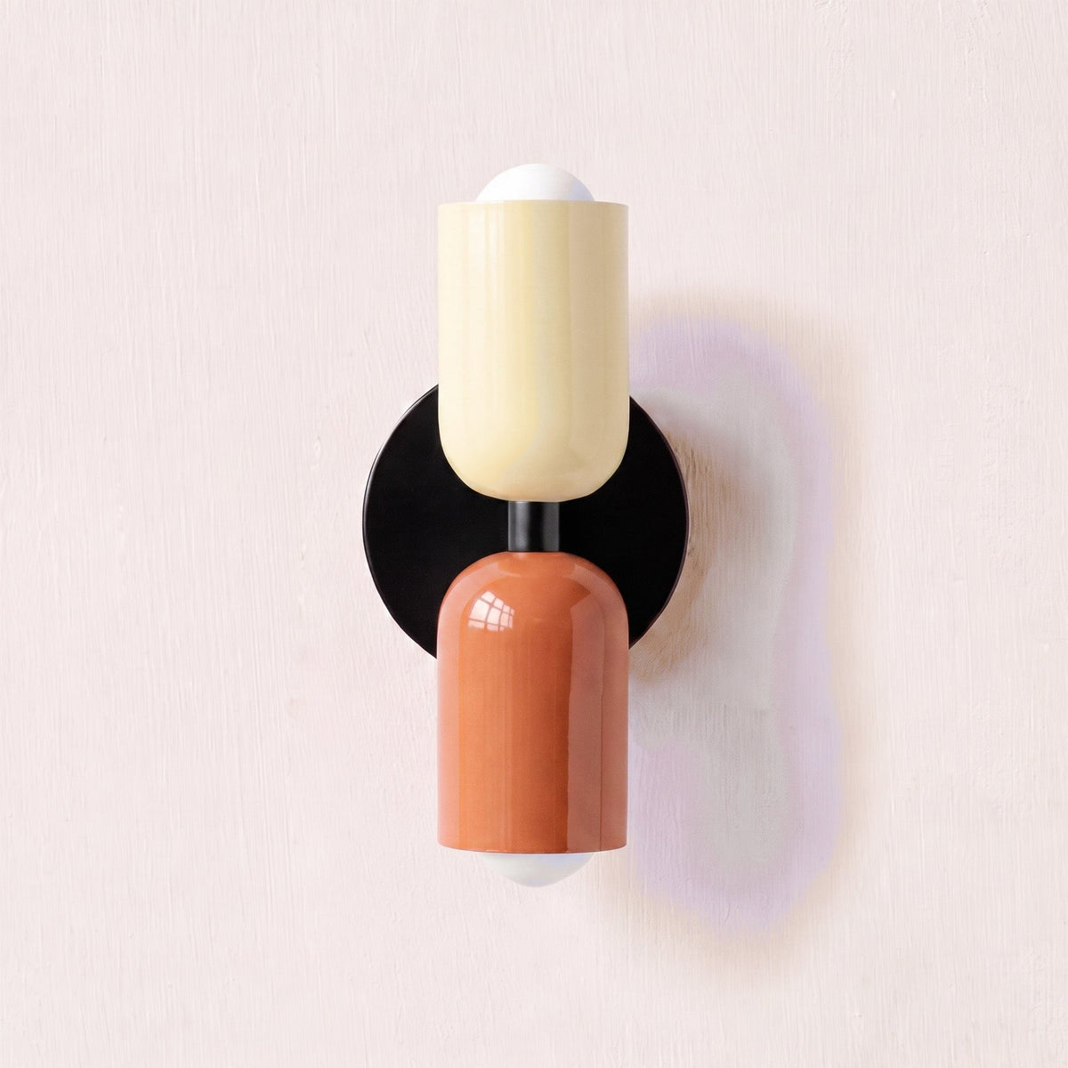 Scandinavian Colorful Wall Light – Dual-Shade Accent Lighting