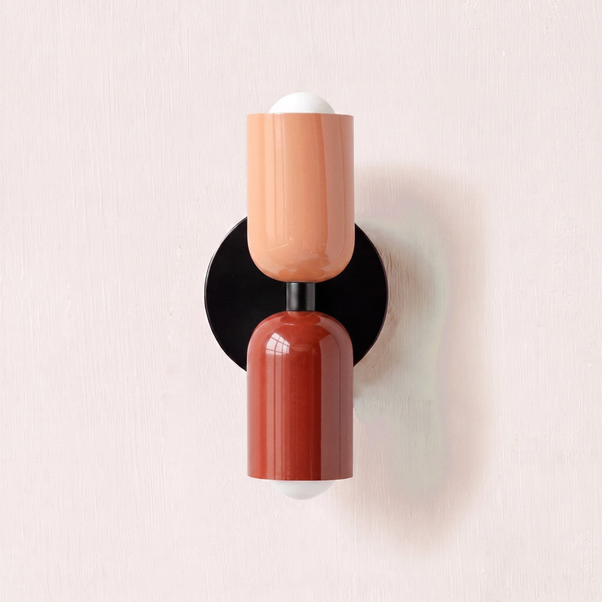 Scandinavian Colorful Wall Light – Dual-Shade Accent Lighting